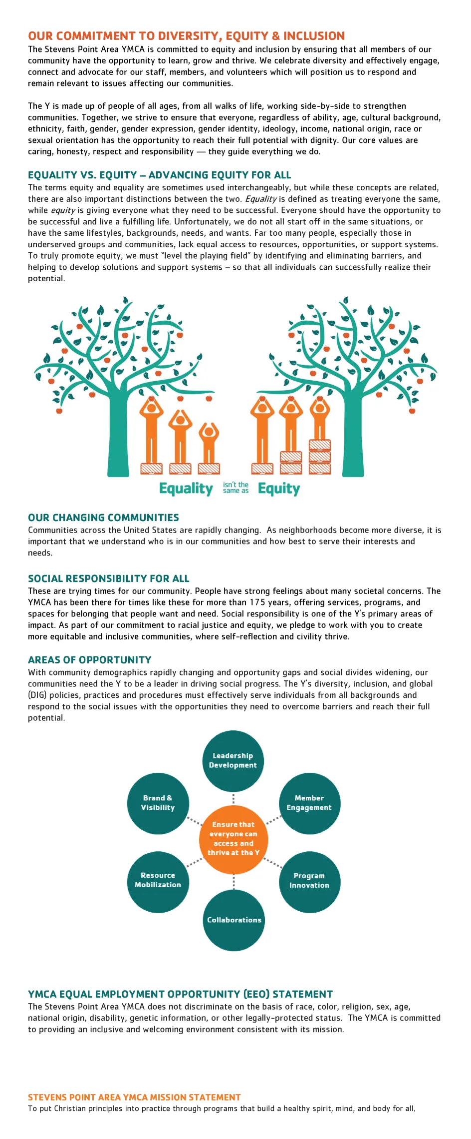 Diversity and Inclusions Statement